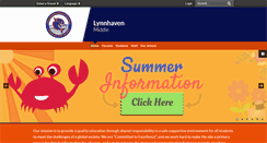 Desktop Screenshot of lynnhavenms.vbschools.com