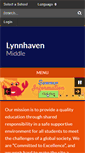 Mobile Screenshot of lynnhavenms.vbschools.com