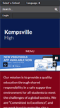 Mobile Screenshot of kempsvillehs.vbschools.com