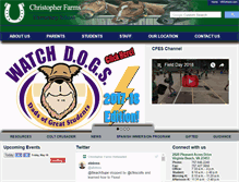 Tablet Screenshot of christopherfarmses.vbschools.com
