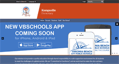 Desktop Screenshot of kempsvillees.vbschools.com