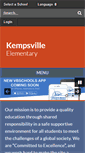 Mobile Screenshot of kempsvillees.vbschools.com