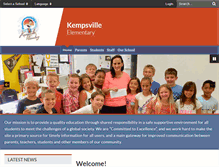 Tablet Screenshot of kempsvillees.vbschools.com