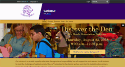 Desktop Screenshot of larkspurms.vbschools.com