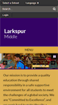 Mobile Screenshot of larkspurms.vbschools.com