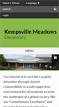 Mobile Screenshot of kempsvillemeadowses.vbschools.com