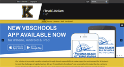 Desktop Screenshot of kellamhs.vbschools.com