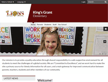 Tablet Screenshot of kingsgrantes.vbschools.com