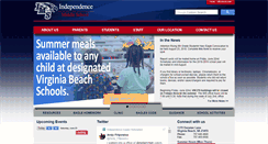 Desktop Screenshot of independencems.vbschools.com