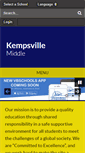 Mobile Screenshot of kempsvillems.vbschools.com