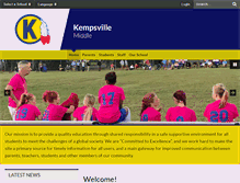 Tablet Screenshot of kempsvillems.vbschools.com