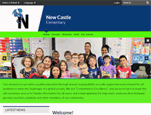 Tablet Screenshot of newcastlees.vbschools.com