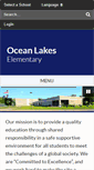Mobile Screenshot of oceanlakeses.vbschools.com