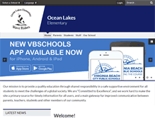 Tablet Screenshot of oceanlakeses.vbschools.com