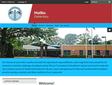 Tablet Screenshot of malibues.vbschools.com