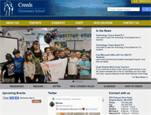 Tablet Screenshot of creedses.vbschools.com