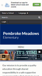 Mobile Screenshot of pembrokemeadowses.vbschools.com