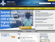 Tablet Screenshot of indianlakeses.vbschools.com