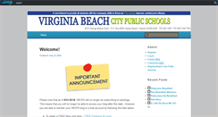 Desktop Screenshot of blogs.vbschools.com