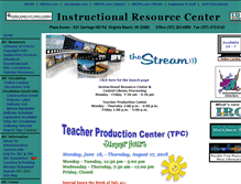 Tablet Screenshot of irc.vbschools.com