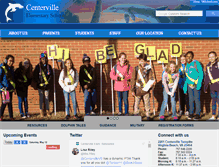 Tablet Screenshot of centervillees.vbschools.com
