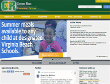 Tablet Screenshot of greenrunes.vbschools.com