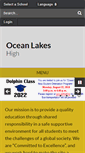 Mobile Screenshot of oceanlakeshs.vbschools.com
